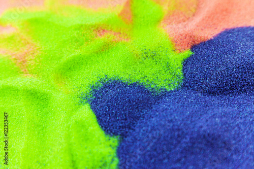 Colorful sand as the background  Multi colored sand