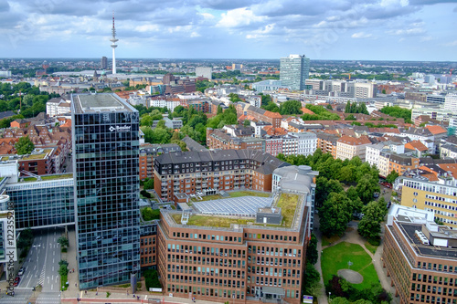 Tableau sur toile Cityscape of Hamburg