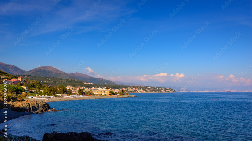 Panorama view of the Ligurian