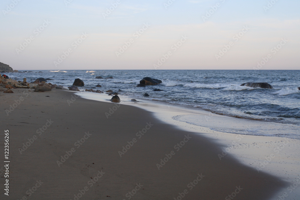Fototapeta premium Lonely Beach at Dusk