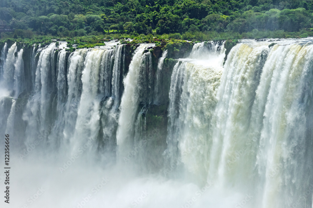 The amazing Iguazu waterfalls in Brazil The amazing Iguazu waterfalls in Brazil