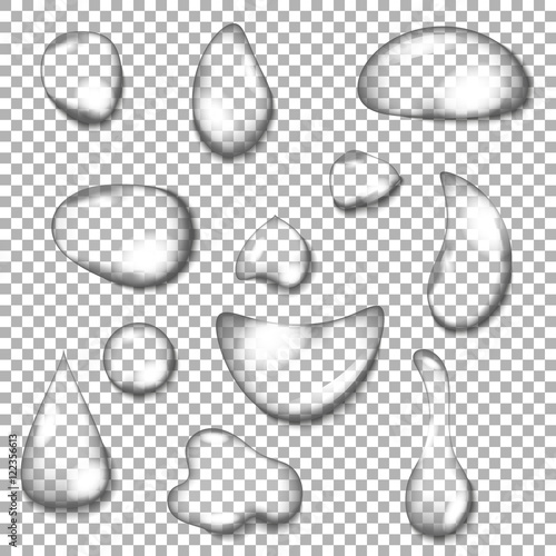 Set Of Water Drops