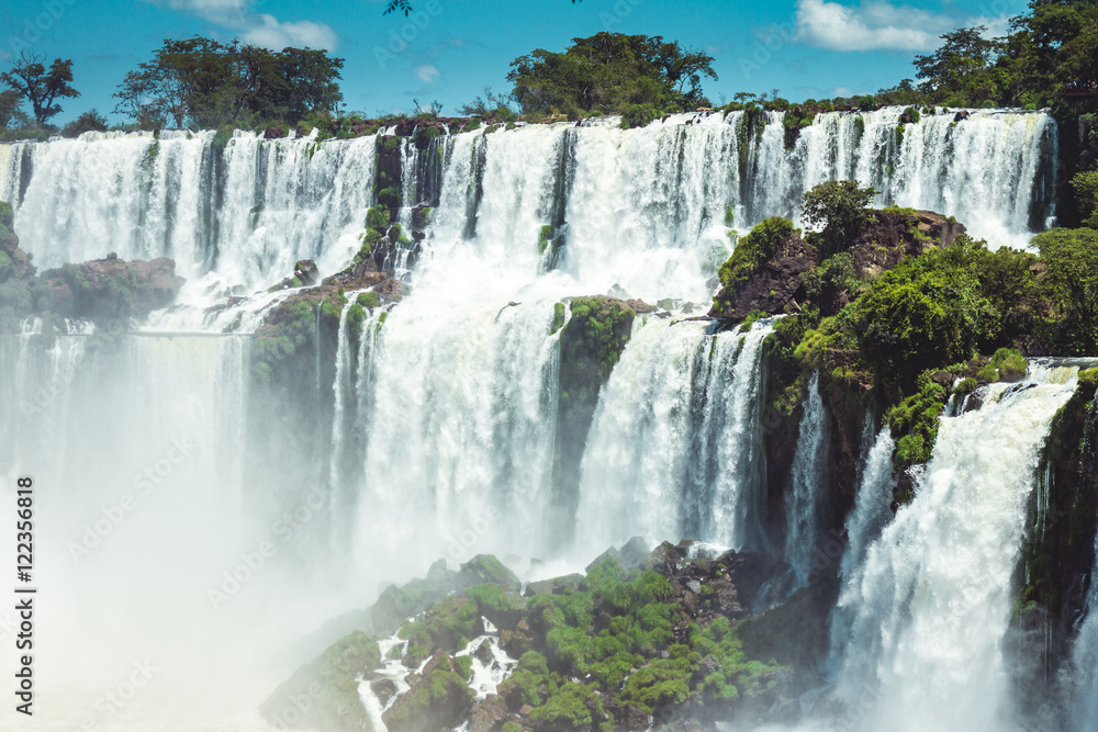 The amazing Iguazu waterfalls in Brazil The amazing Iguazu waterfalls in Brazil