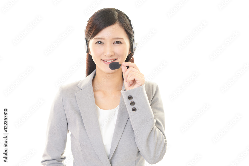 笑顔のオペレーター 笑顔のオペレーター