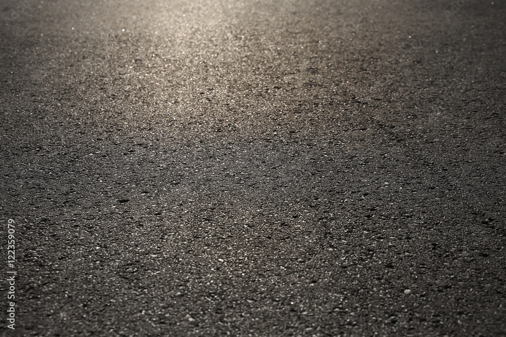 Asphalt road in sunshine Asphalt road in sunshine
