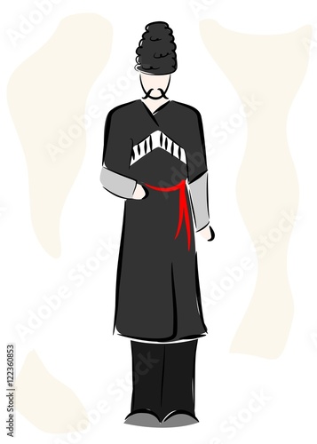 the Georgian man