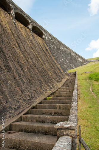 Views around the Elan valley and the Rhayader dams of Wales. photo