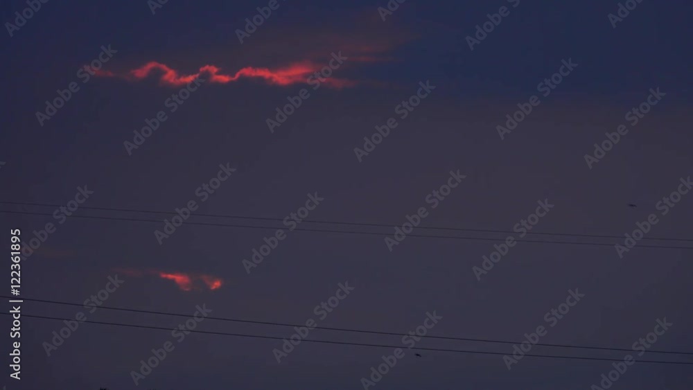 4K・曇り日の夕景_623 4K・曇り日の夕景_623