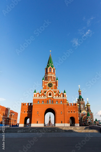 Annunciation Tower in Yoshkar-Ola. Russia, Republic of Mari El