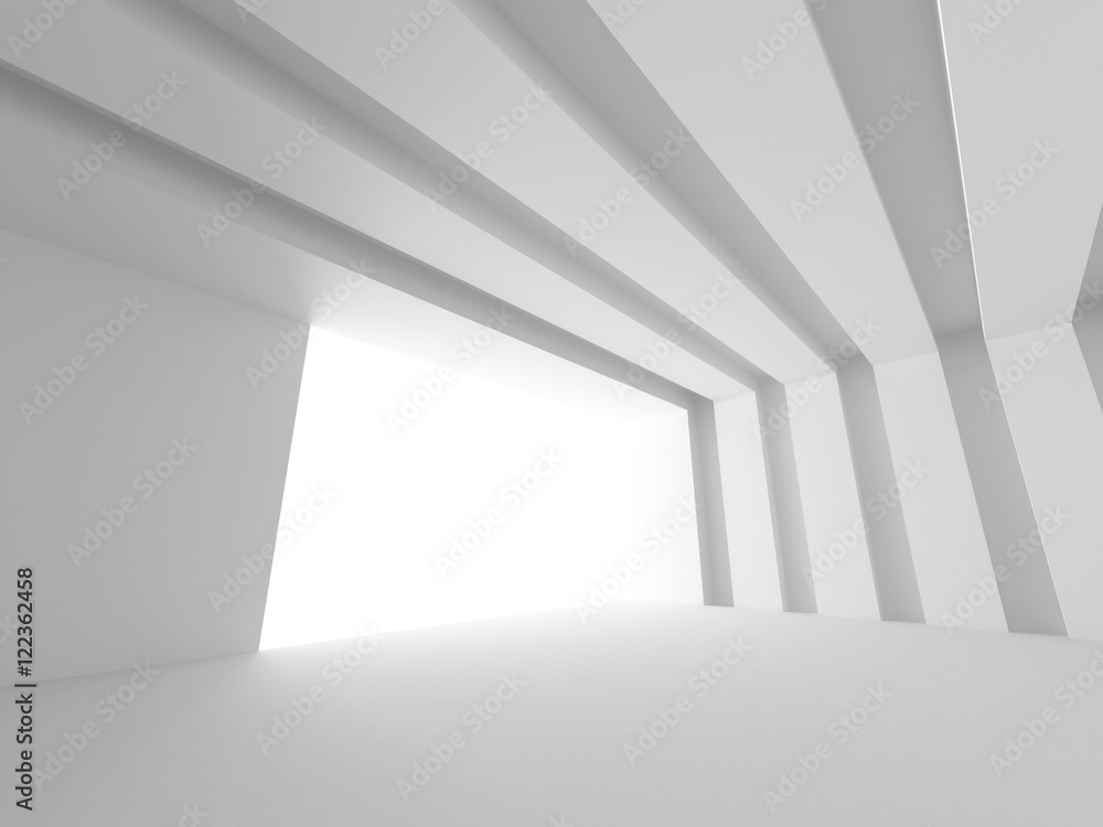 Fototapeta premium Abstract Architecture Background. Modern Construction Wallpaper