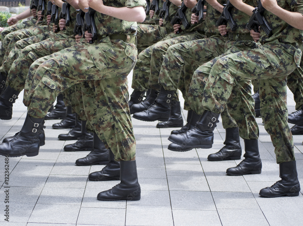 Fototapeta premium Military boots 1