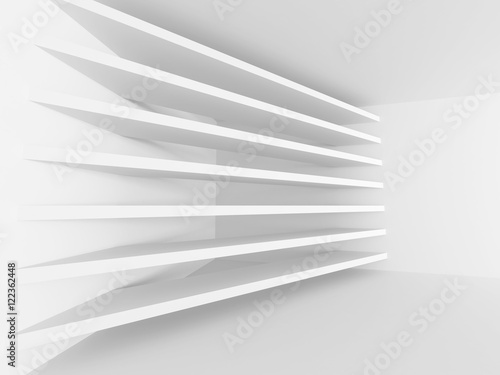 Abstract Architecture Minimalistic White Background