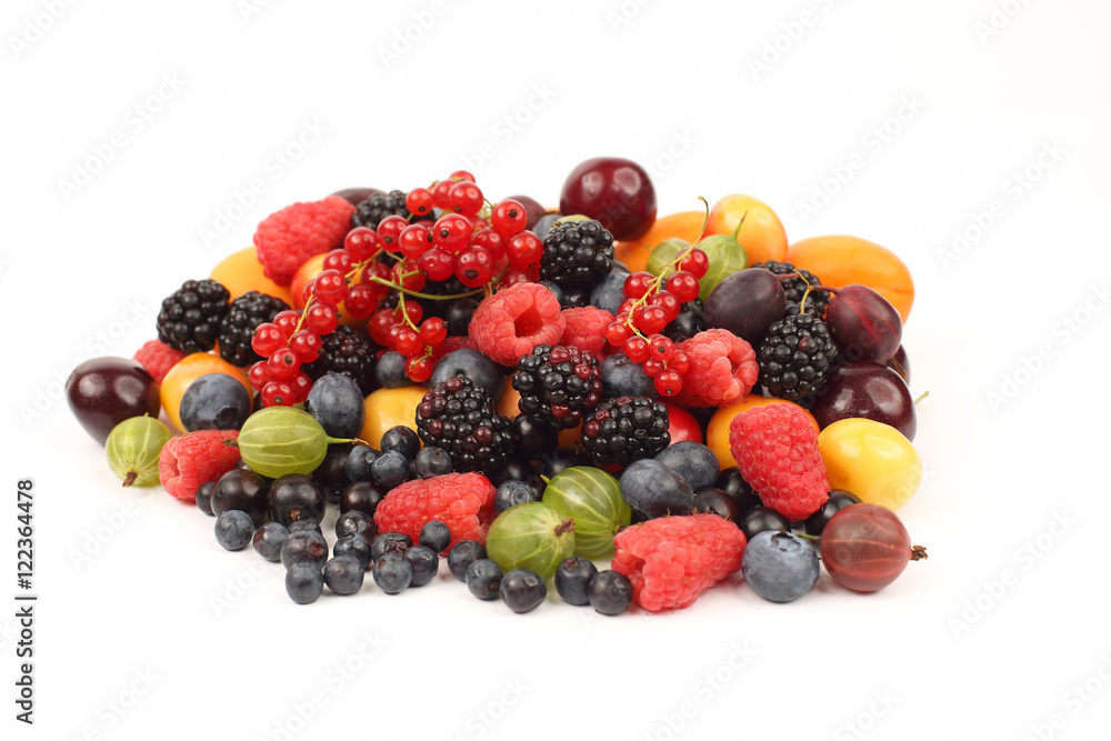 lots of fresh different berries lots of fresh different berries