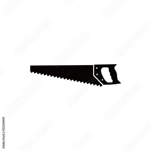 hacksaw icon stock vector illustration flat design