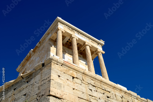 Temple of Athena Nike in Acropolis of Athens, Greece