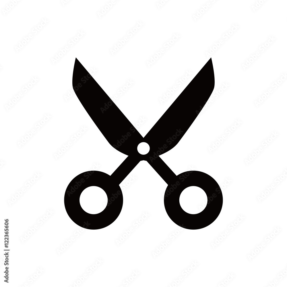 cut icon stock vector illustration flat design cut icon stock vector illustration flat design