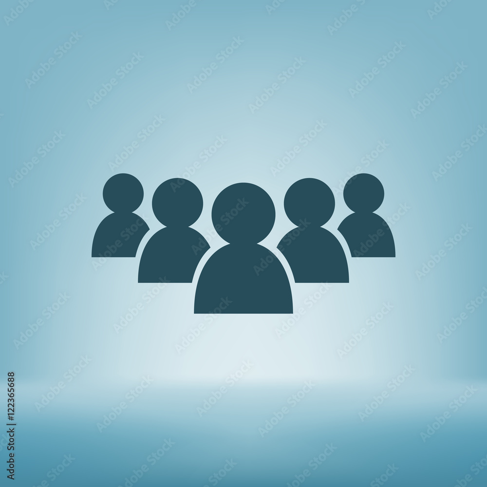 Add new user account flat icon for apps Add new user account flat icon for apps