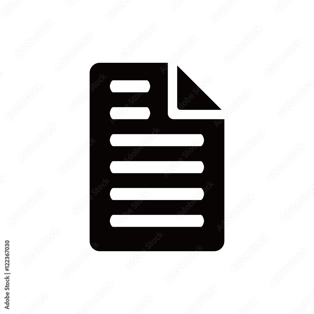 file icon stock vector illustration flat design file icon stock vector illustration flat design