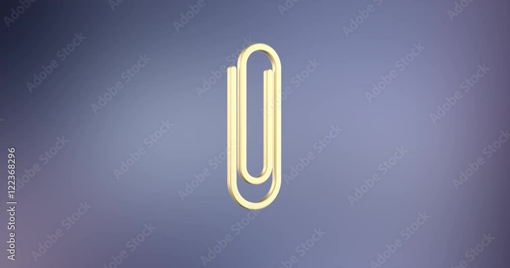 Animated Paperclip Gold 3d Icon Loop Modules for edit with alpha matte
Animated Paperclip Gold 3d Icon Loop Modules for edit with alpha matte