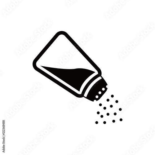 Salt icon  stock vector illustration flat design