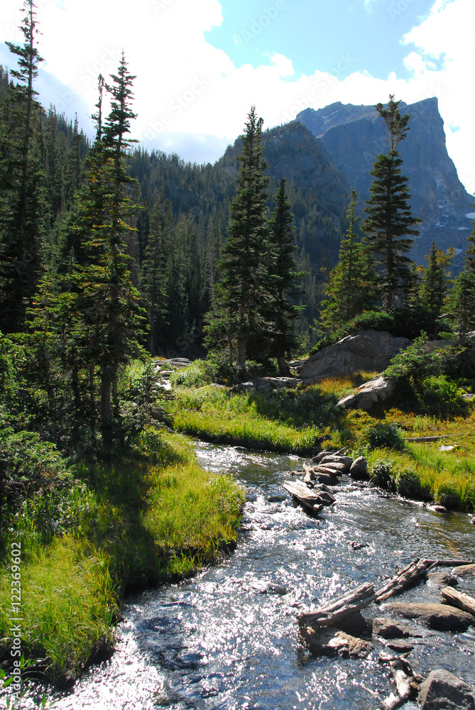 Outlet of Dream Lake, Rocky Mountain National Park