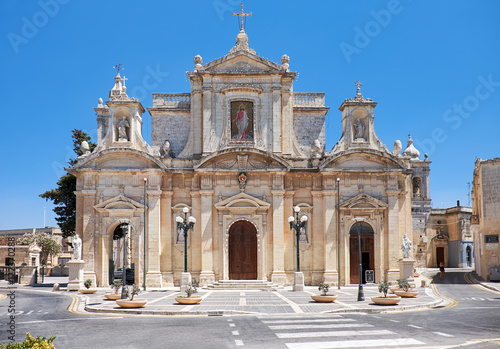 Obraz na plátne The Collegiate Church of St Paul in Rabat, Malta