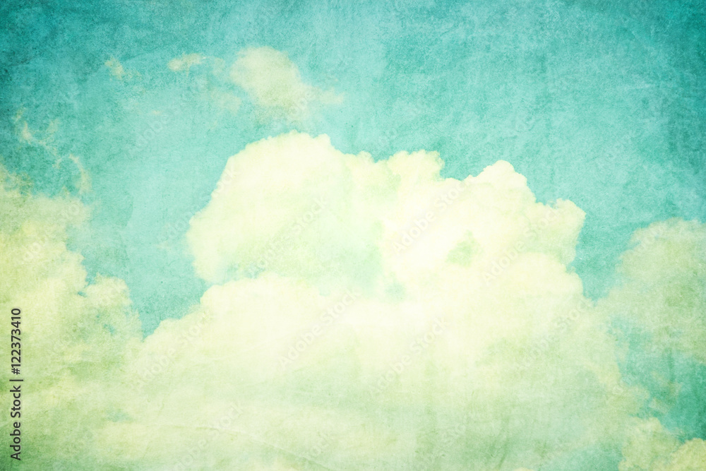 Fototapeta grunge retro niebo i chmura streszczenie tło