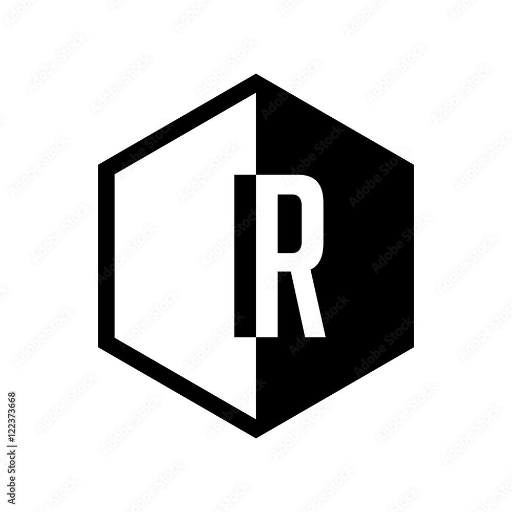 INITIAL hexsagonal HALF LOGO INITIAL hexsagonal HALF LOGO