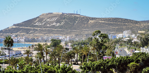 The resort town of Agadir in Morocco