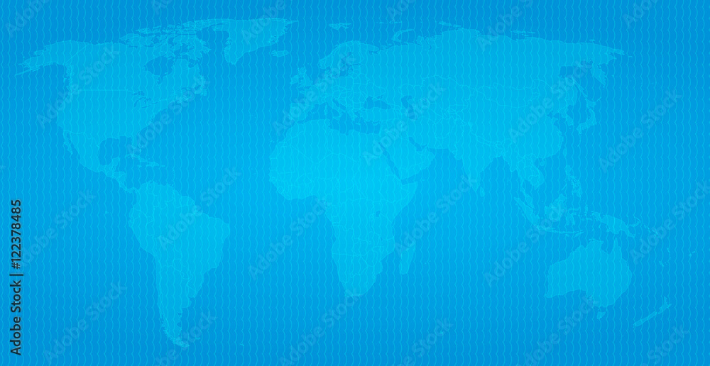 Obraz premium World Map Vector 