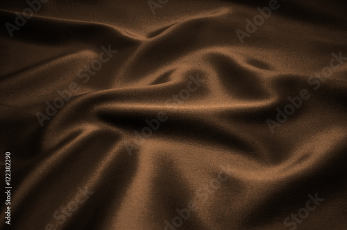 brown satin fabric as background