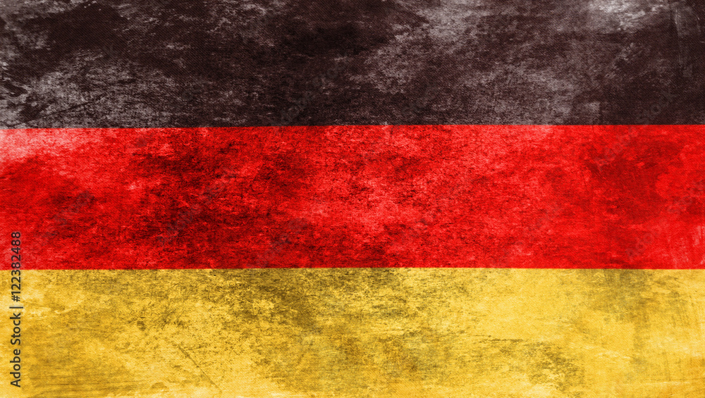 Germany flag of silk
