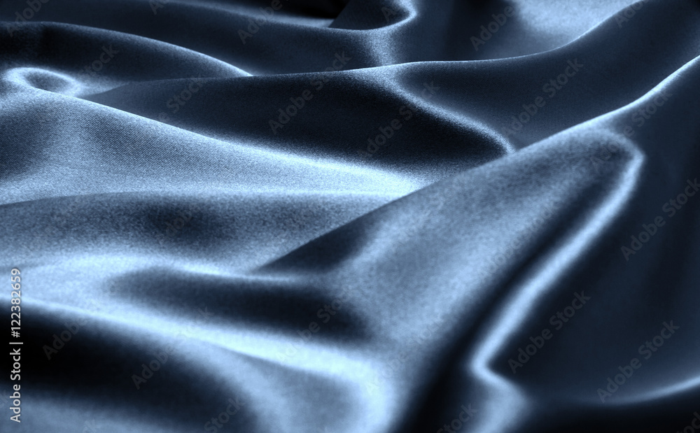 Obraz premium blue satin