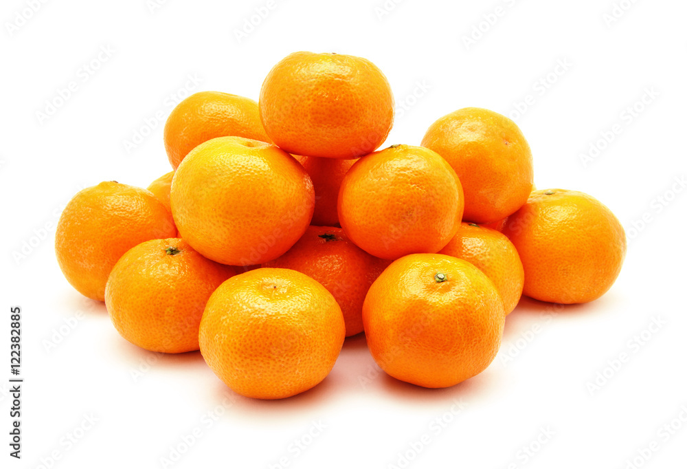 tangerine or mandarin fruit isolated on white background tangerine or mandarin fruit isolated on white background