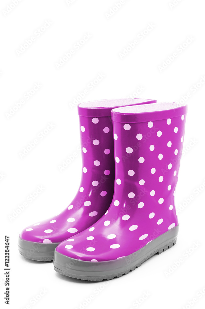 Gumboots. Isolated on white. Gumboots. Isolated on white.