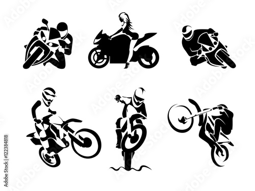 Extreme Motorbike Rider set