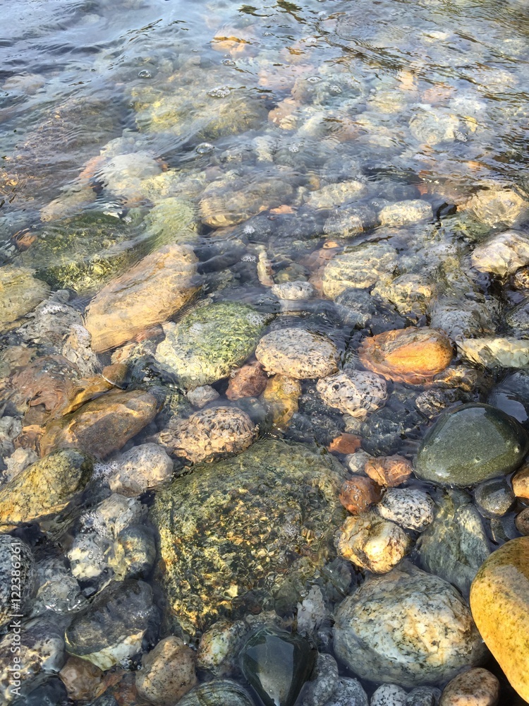 Stones at sea side