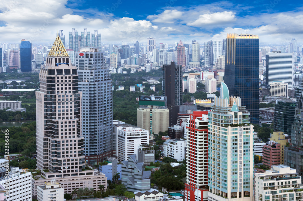 Fototapeta premium bangkok city view