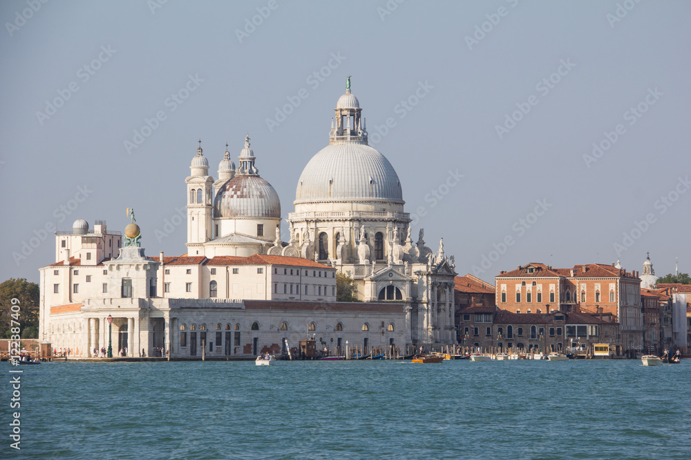 View To Basilica di Santa Maria della Salute in Venice Italy
