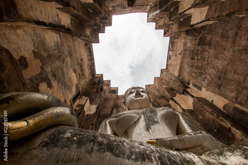 Sukhothai historical park  Sukhothai  Thailand.Image is soft focus.