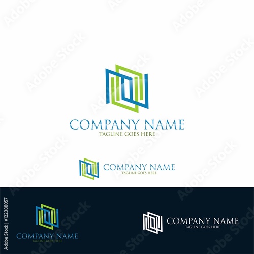modern business company logo