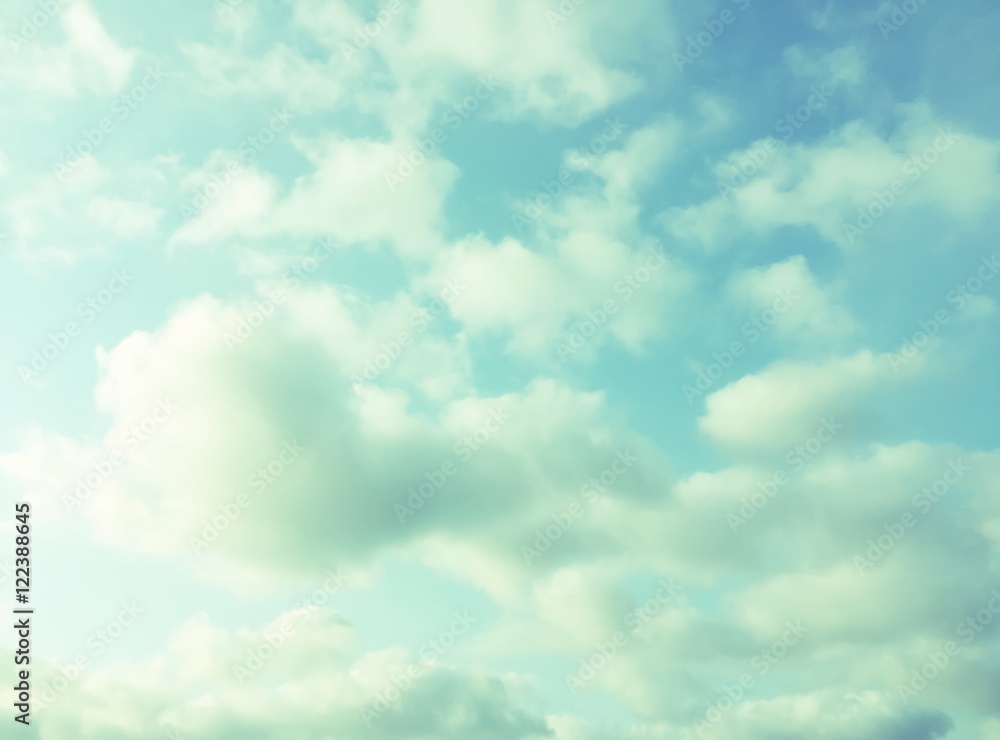 Blue Sky and cloud pastel tone Blue Sky and cloud pastel tone
