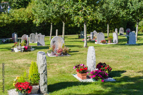 Cimetière paysager photo