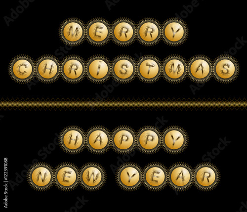 merry christmas and happy new year texts
