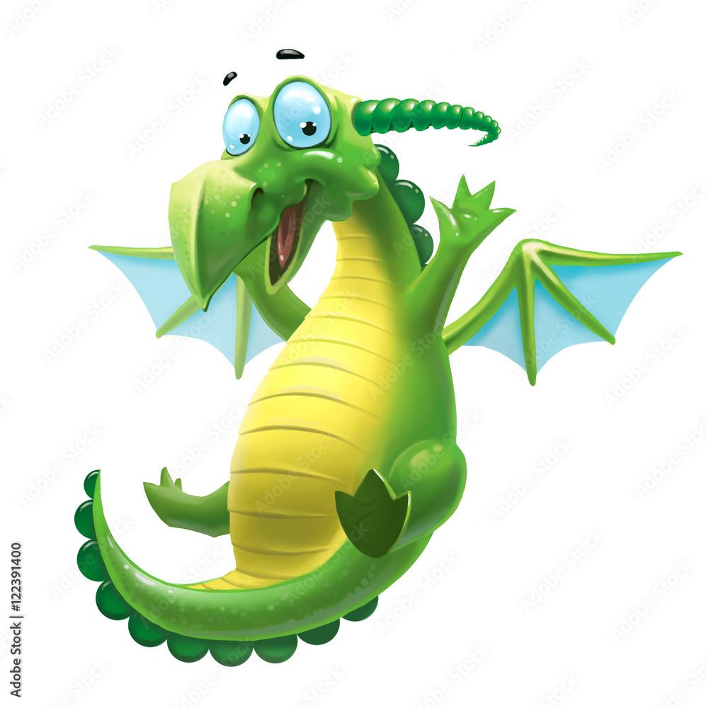Naklejka premium the Dragon