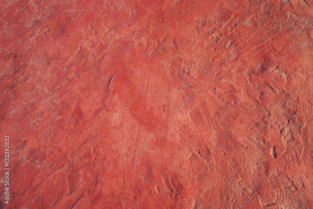 red rough concrete floor texture background
