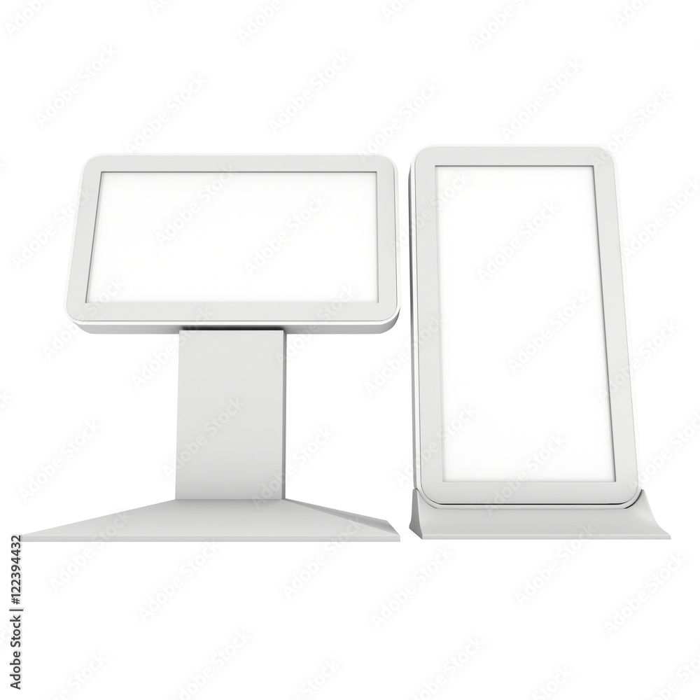 Trade show booth LCD screen stand. Trade show booth LCD screen stand.