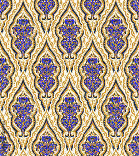 Beautiful vector ethnic seamless pattern.