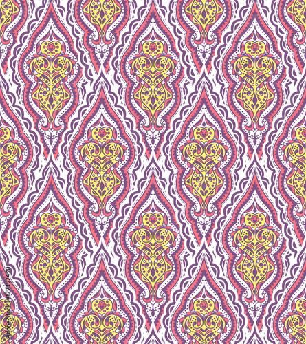 Beautiful vector ethnic seamless pattern. © yana2607