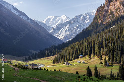 Mountain valley photo